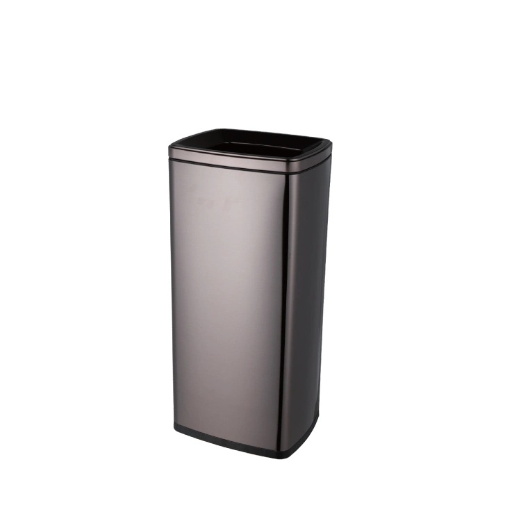 Wholesale Hotel Black Dustbin 30L Garbage Trash Bin