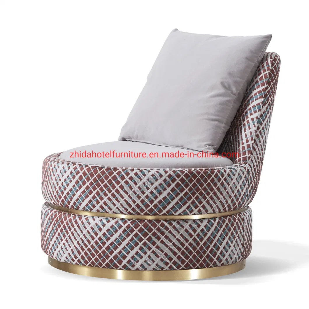 Luxury Modern Upholstered Fabric Arm Chair for Living Room
