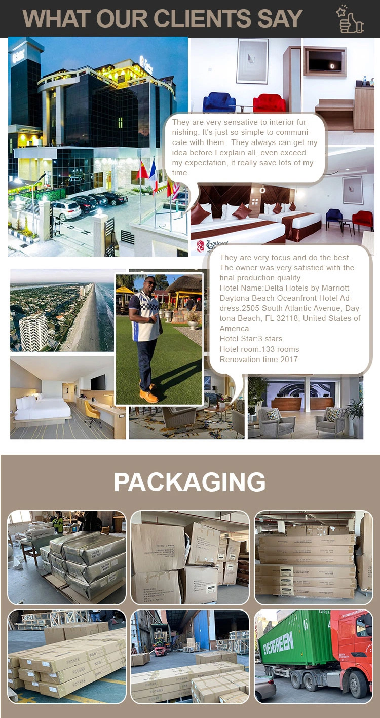 Customization Wholesale 5 Star Bedroom Set Luxury Dubai Marriott Hotel Bed Room Furniture for Project