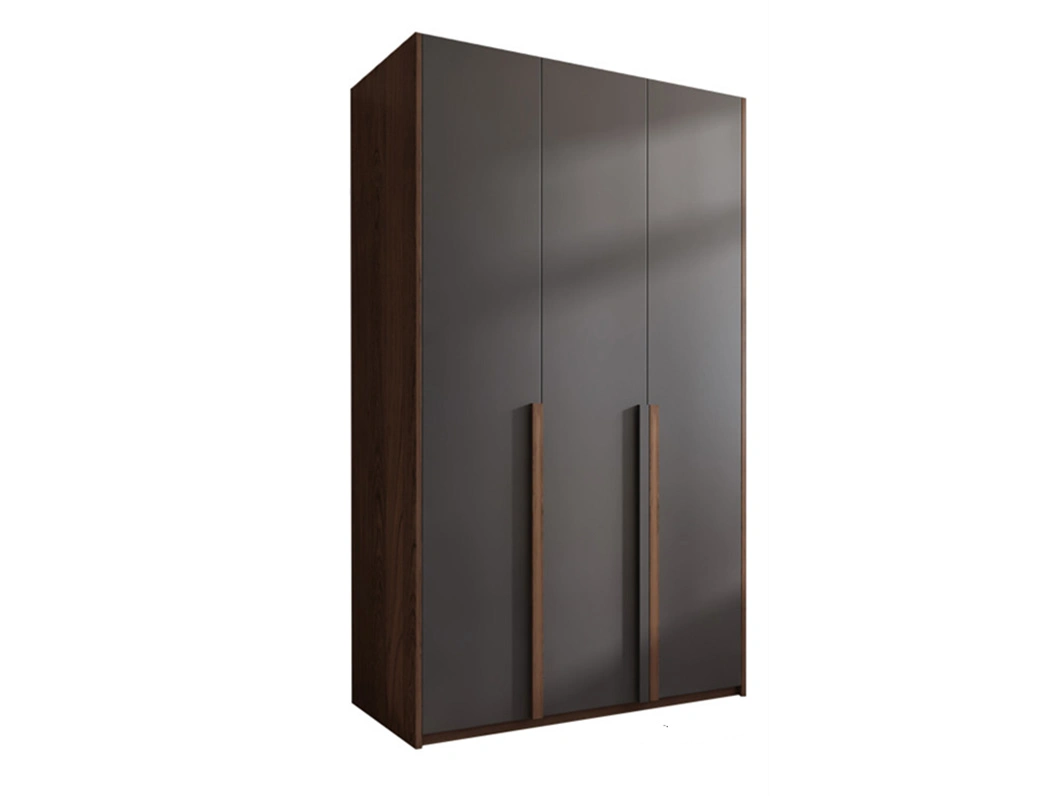 Yvt Modular MDF Lacquer High Gloss Mirror Sliding Wall Closet Furniture Modern 4 Door Wardrobe Wooden Bedroom Furniture