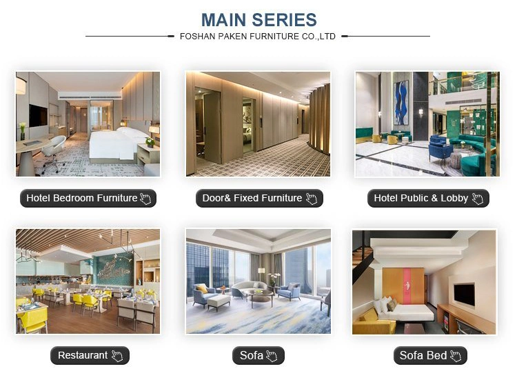 Hotel Dark Color Luxury Five Star Standard Guestroom &amp; Suite Furniture