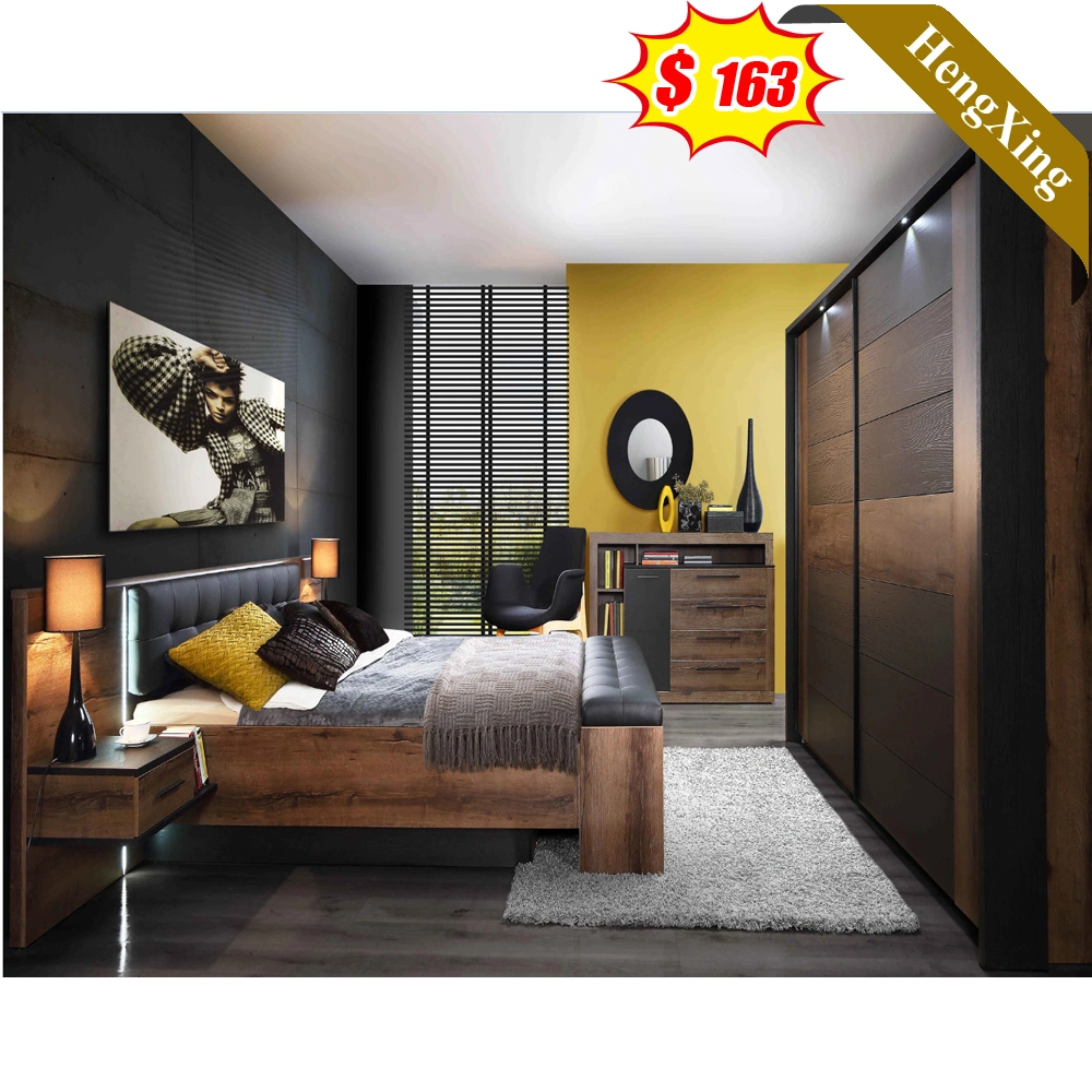 2021 Latest Style Log Color Especially Design Home Furniture Bedroom Set Melamine Laminated