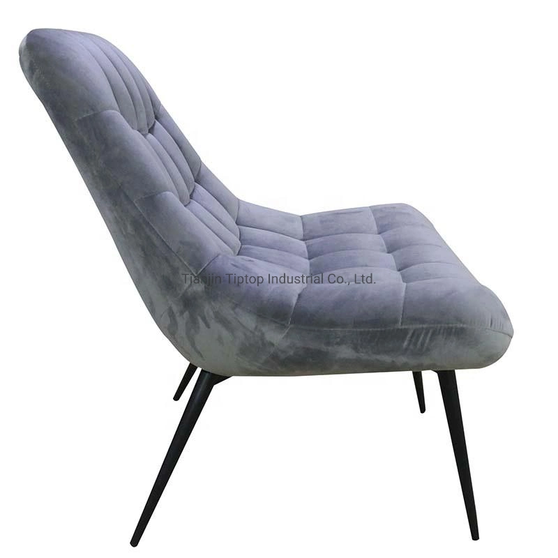 Tiptop Velvet Fabric Accent Button Tub Chair Armchair Lounge Sofa Living Bedroom Chair