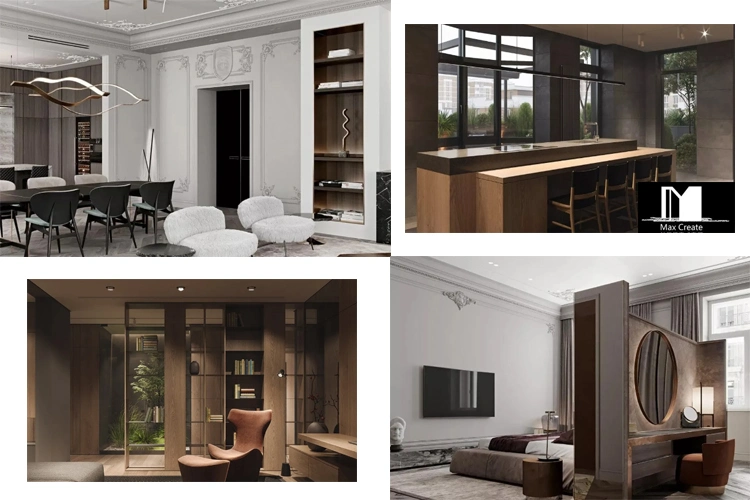 Customization Modern Design Luxury Wooden King Size Bedroom Furniture Wardrobe Sets