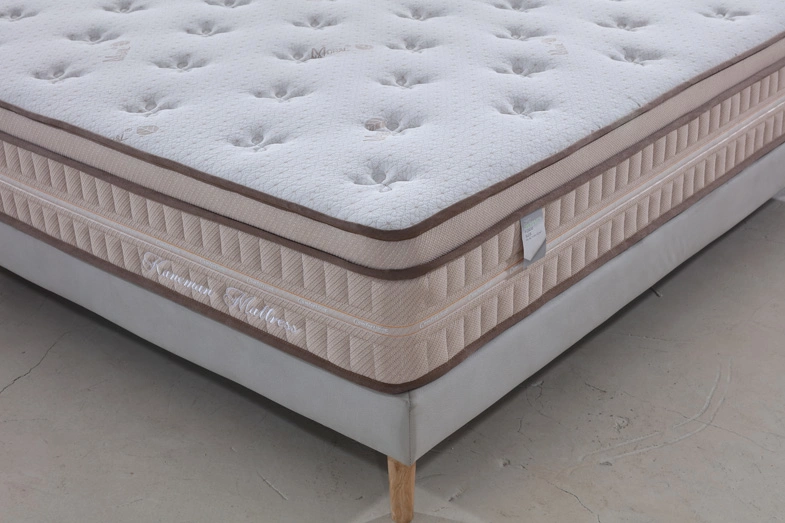 Kaneman Brand China Factory Double Size Mattress Hot Selling Euro Top Bonnell Spring Home Furniture Home Hotel Hospital Cooling