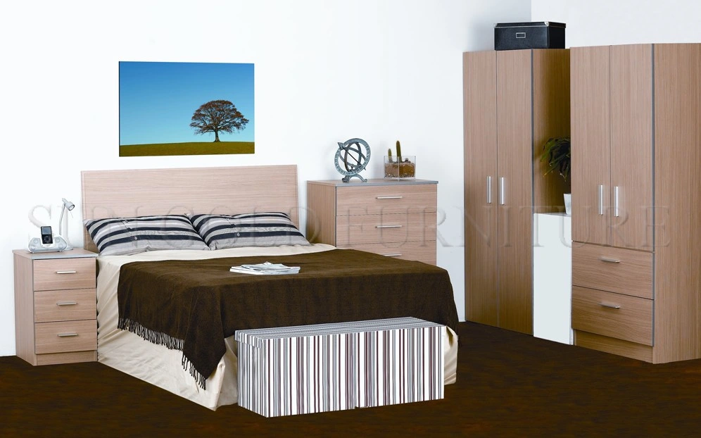 Modern Melamine MDF High Quality Bedroom Furniture (SZ-BF032)