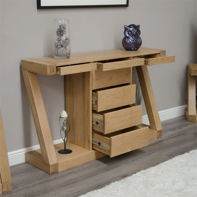 Unique Design 3 Small with 4 Large Drawers Storage Wide Console Table Contemporary Hallway Living Room Bedroom Hotel Dresser Table