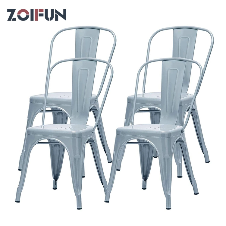 Coastal Black Elm Wood Furniture Country Style Dining Room Chairs Tin Modern Chairs Furniture Salon Styling Chairs