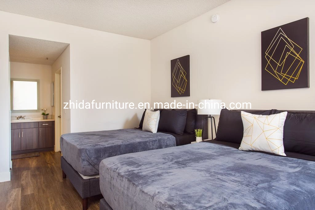 Modern Wood Made Sofa Living Room Hotel Bedroom Furniture Set for Hotels