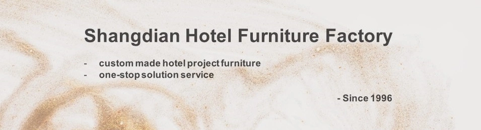 Silver Polished Metal Hotel Bedroom Furniture for 5 Star