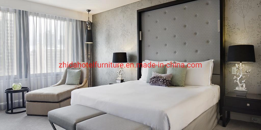 High Headboard President Hotel Villa Master Bedroom Furniture Set