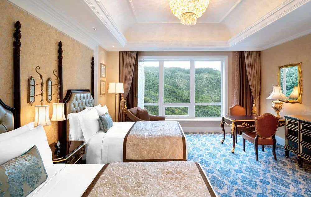 Simple Elegant Walnut Material Apartment Bedroom Designs Hotel Furniture