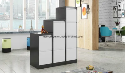 China Alta calidad Metal 2 Cajón Archivado Gabinete bajo Escritorio Mobiliario de oficina de acero para el hogar