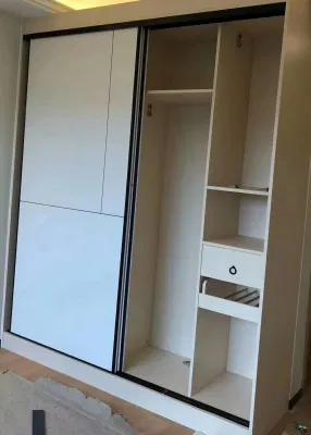 Fábrica China personalizada de Casa entera Venta directa de modernos armarios de moda, armarios personalizados, guardarropas, vestuarios y muebles de dormitorio