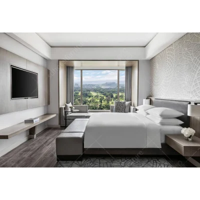 Hilton Hotel contemporáneo de lujo personalizado Muebles de dormitorio de 5 Estrellas