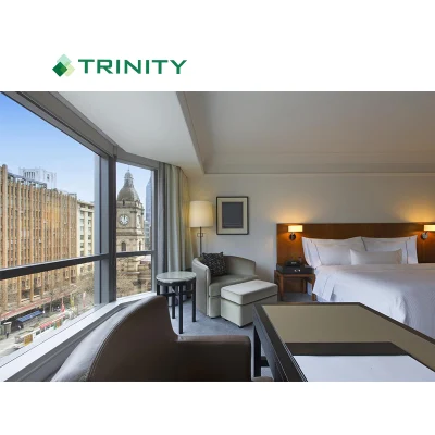 Nuevo Diseño Comercial Nogal moderno Hotel Dormitorios Hotel usado Venta de Mobiliario