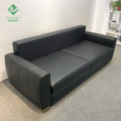 Sofás de cuero Sythenic con estilo sofá cama funcional Espacios pequeños