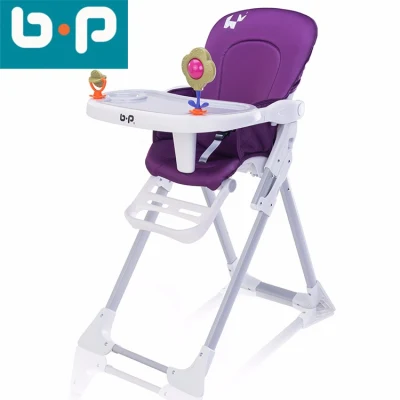  De viaje plegable de plástico barato trona silla alta para el bebé de 4 meses