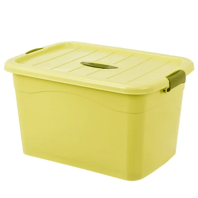 Precios baratos de plástico de prácticas en las cajas de almacenamiento con polea para guardar la ropa de bebé lugares armario Armario de almacenamiento de plástico