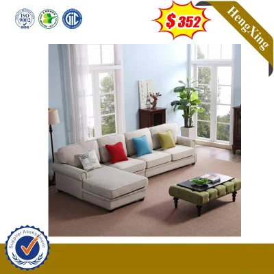 Estilo americana moderna juego de dormitorio Muebles de Salón Comedor silla de cuero único hotel de 1+1+3 Sofá de tela