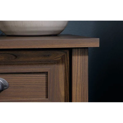  Refleja los muebles de madera de nogal Mesilla de noche mesita de noche final mesa Muebles de dormitorio con 1 cajón