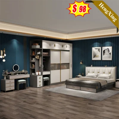  2022 Venta caliente de alta calidad de lujo moderno de Muebles Muebles de dormitorio cama de madera de roble