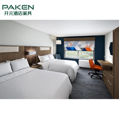 Holiday Inn Express Hotel mobiliario de madera de alta calidad de camas de Hotel Hotel cabecero de cama dormitorio establece