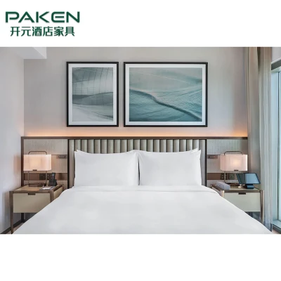 Habitación de Hotel mayorista de escritorio y silla modernos muebles de dormitorio encimera de mármol tabla maquillaje aparador para dormitorios