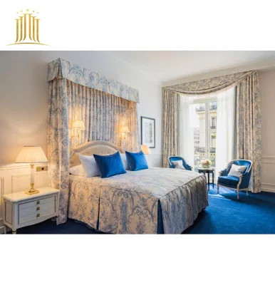  Europeo clásico chino antiguo hotel de 5 estrellas de madera de tamaño King Size Vintage Dormitorio Muebles de diseños de vestuario 2022.
