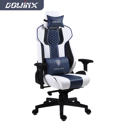 Sillas de juego personalizadas de alta calidad Logo Oficina ergonómica Reclining Lounge Silla de juego de espalda alta con reposapiés