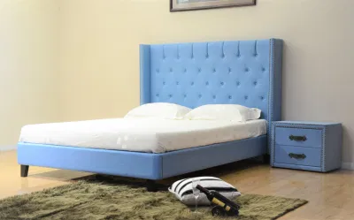 Huayang madera mayorista muebles camas King Size establece una habitación doble cama