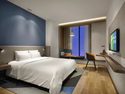 Wyndham Hotel Project Furniture cama tapizada cabecera Panel Mobiliario de dormitorio Establecer