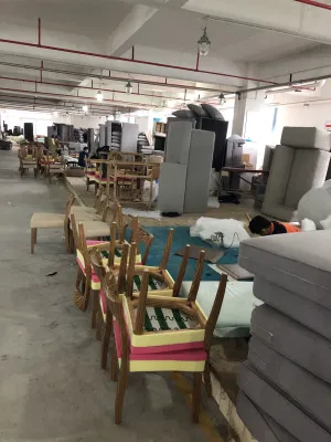  Foshan chino de lujo en la fábrica de madera personalizado de estilo clásico y Vintage Muebles de Dormitorio Hotel King Size (GLBS-01666)