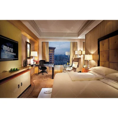 Hampton Inn de madera de 5 estrellas Juego de Muebles de Dormitorio