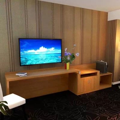 Mejor calidad de Conjunto de muebles de dormitorio moderno Comercial Hotel Madera muebles (UL-9N0219)