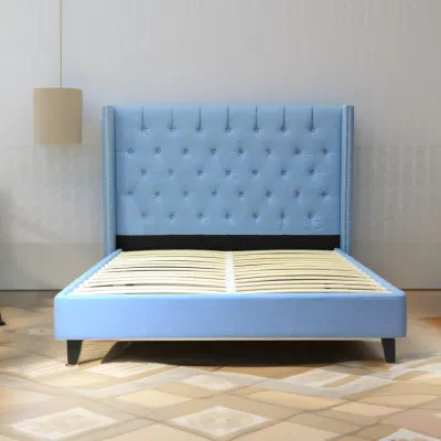 Huayang madera mayorista muebles camas King Size establece una habitación doble cama