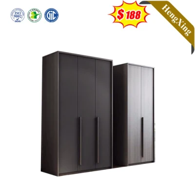  El mejor precio Estilo creativo de color gris plata mezcladas de almacenamiento de 5 puertas Muebles de dormitorio con asa