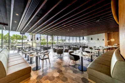  Mobiliario exclusivo de alta calidad y lujo en el restaurante