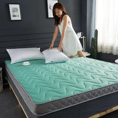 Colchón grueso de 10 cm para cama de trabajador, multiusos, amigable con la piel, colchón de gel gemelo.