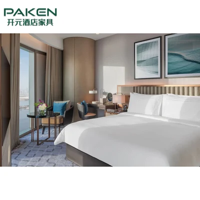 Habitación de Hotel mayorista de escritorio y silla modernos muebles de dormitorio encimera de mármol tabla maquillaje aparador para dormitorios