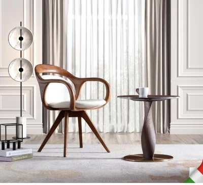 Venta caliente moderno dormitorio Living Sofá personalizado de metal extremo de la tabla de madera