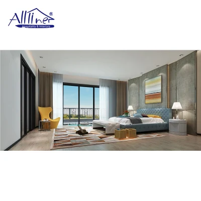 Muebles personalizados Conjuntos de dormitorio moderno de lujo y cama de dormir europea Habitación dormitorio conjunto de muebles