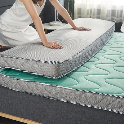 Colchón grueso de 10 cm para cama de trabajador, multiusos, amigable con la piel, colchón de gel gemelo.