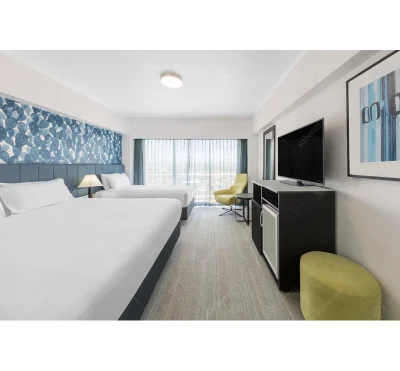 Moderno hotel boutique de estilo conciso conjuntos de muebles de dormitorio Muebles comerciales