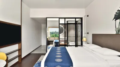  Hotel Casa de madera personalizado completo dormitorio muebles para el Pakistán