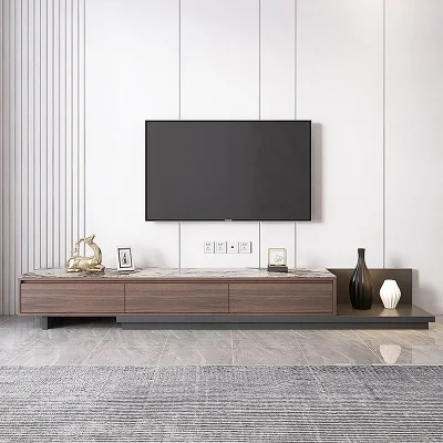Mobiliario de Sala de estar moderno al por mayor Top TV Stand y.. Mesa de café Set Madera