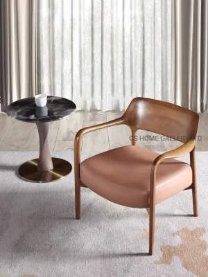 Modernos muebles de madera mármol metálicos Sala de estar de lado la decoración de cristal Lámpara de mesa de café