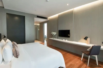 Boutique de lujo 5 estrellas personalizada Ritz Carlton Hotel Hotel Muebles de dormitorio de madera