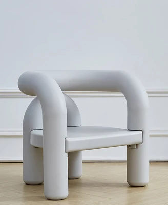 Mayorista moderno Casa Sala de estar Muebles ergonómico Single Lounge plástico Sofá-silla