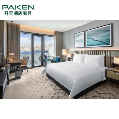 Habitación de Hotel mayorista de escritorio y silla modernos muebles de dormitorio encimera de mármol tabla maquillaje aparador para dormitorios